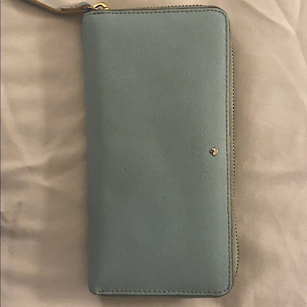 Kate Spade light blue wallet